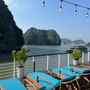 halong bay cruise with slide